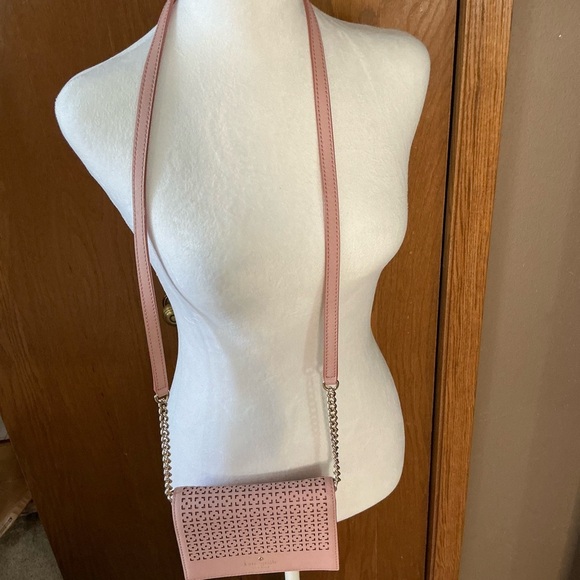 Kate Spade New York Cedar Street Perforated Cami Crossbody in Pink BNWOT - Picture 4 of 9